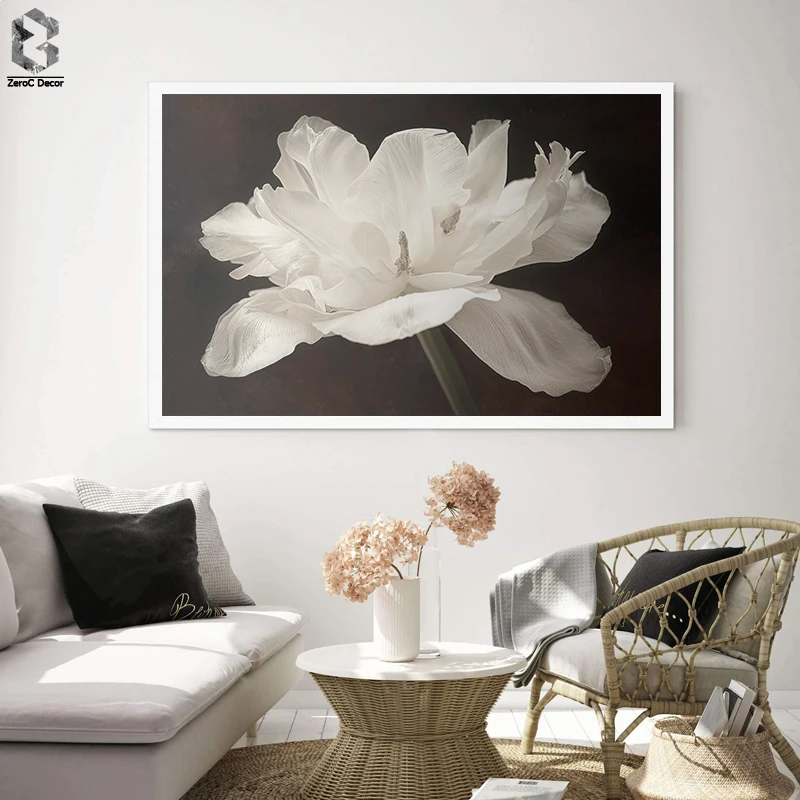 

Flower Rhododendron Painting On Canvas Modern Wall Art Print Poster Cuadros Wall Picture for Living Room Kitchen Decoration