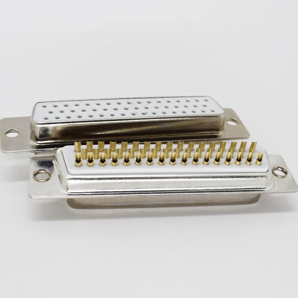 

Гнездовой разъем D-Sub, золотистый штырь 50 контактов, 3 ряда, 10 шт., RS232