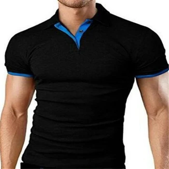 

2019 New Fashion Men Polo Shirt Brands Clothing Short Sleeve Summer Shirt Man Business Poloshirt Men Plus Polo Shirts
