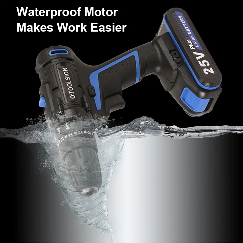 25V Cordless Screwdriver 2 Speed Multifunctional Electric Drill Hand Drill Drills With 38 Accessories For Drilling Screwing  (4)