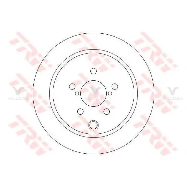 Диск тормозной SUBARU: FORESTER 13-, IMPREZA 11-, XV 11