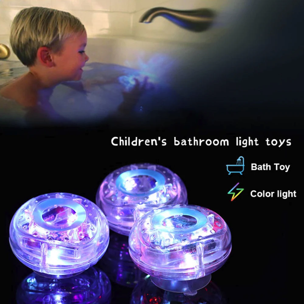 Bath Child LED Floating Babys Pool Lamp Glow Toys Light Light Lighting Underwater Pond Bulb Disco Swimming for Show Fashion