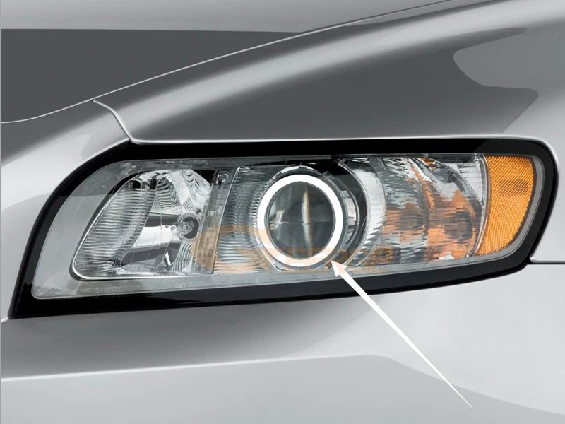 Кольцо с ангельскими глазами для Volvo S40 II V50 2008 2009 2010 2011 2012|Фара авто в сборе| |