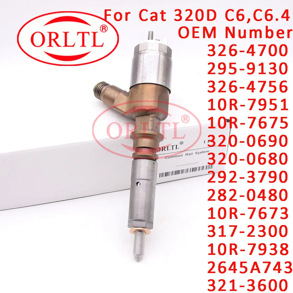 Форсунка 326-4700 для Cat 320D C6 инжектор регулирующий клапан 32F61-00062 для двигателя CAT C6.4
