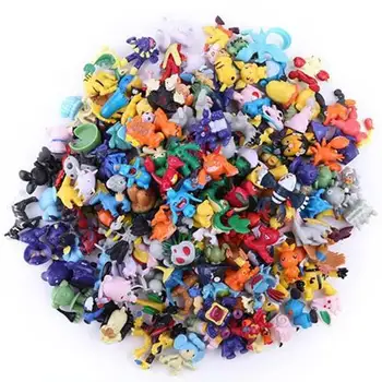

TAKARA TOMY 144pcs different styles 2.5cm-3cm pokemons figures 144 Pikachu dolls action figure toys for carta collectible dolls