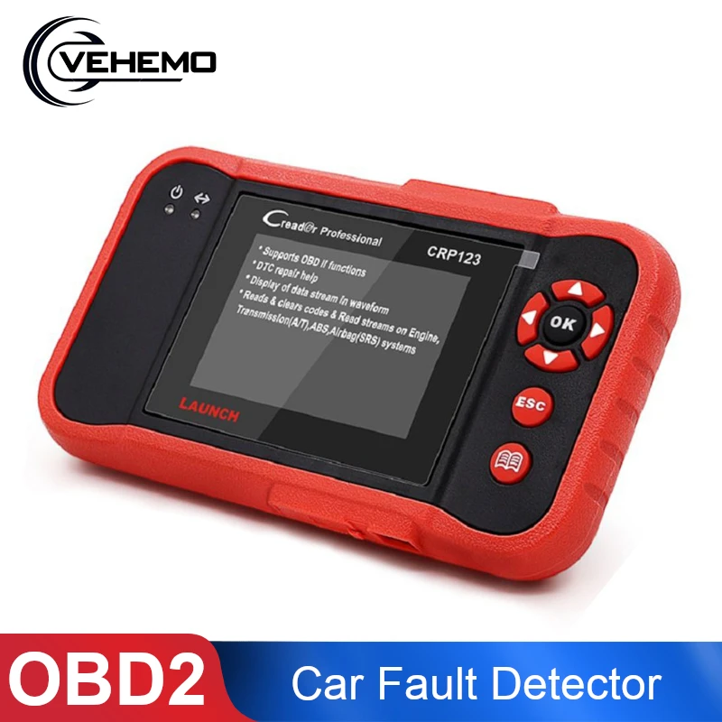 X431 CRP123 OBD2 Automotive Scanner ABS SRS Airbag Transmission Engine Car Diagnostic Tool OBDII Code Reader Scanner