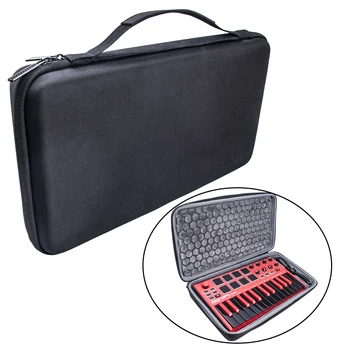 

MIDI Keyboard Storage Bag Hard Shell Case Carrying Case Compatible with MPK Mini MK2 & MPK Mini PLAY 25-Key Ultra-Portable