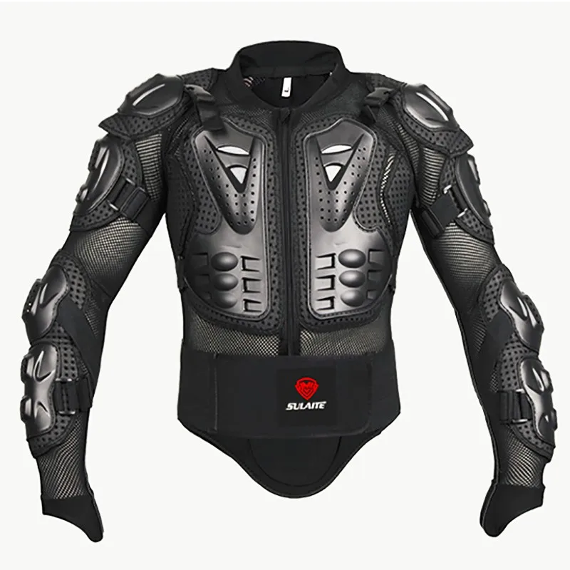 Черный/красный мотоциклы защита от брони одежда для мотокросса защитная оболочка Moto Cross Back защитный чехол Мотоциклетные Куртки
