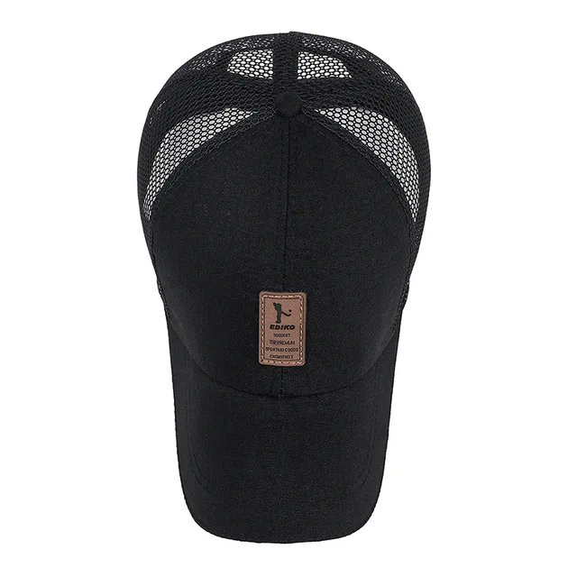 Cappello da camionista semplice berretto da Baseball solido uomo maglia traspirante protezione solare cappellini etichetta Stick Snapback cappello da Baseball estivo da Golf 4