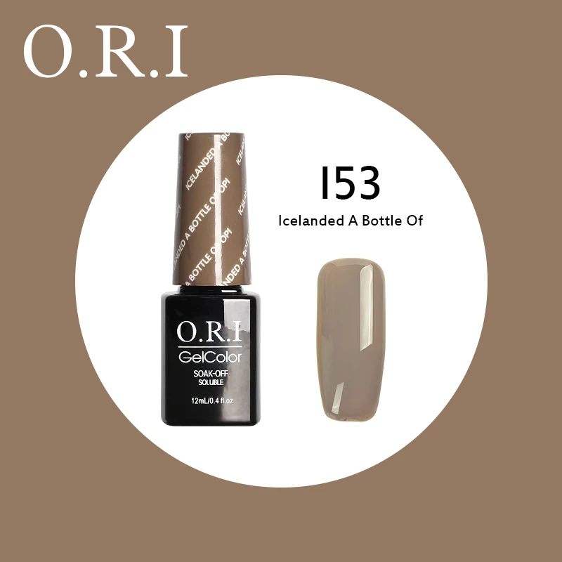 O.R.I 12 мл УФ-гель для ногтей УФ светодиодный лак для ногтей Гибридный впитывающий Гель-лак для ногтей Opies Гель-лак для ногтей - Цвет: I53