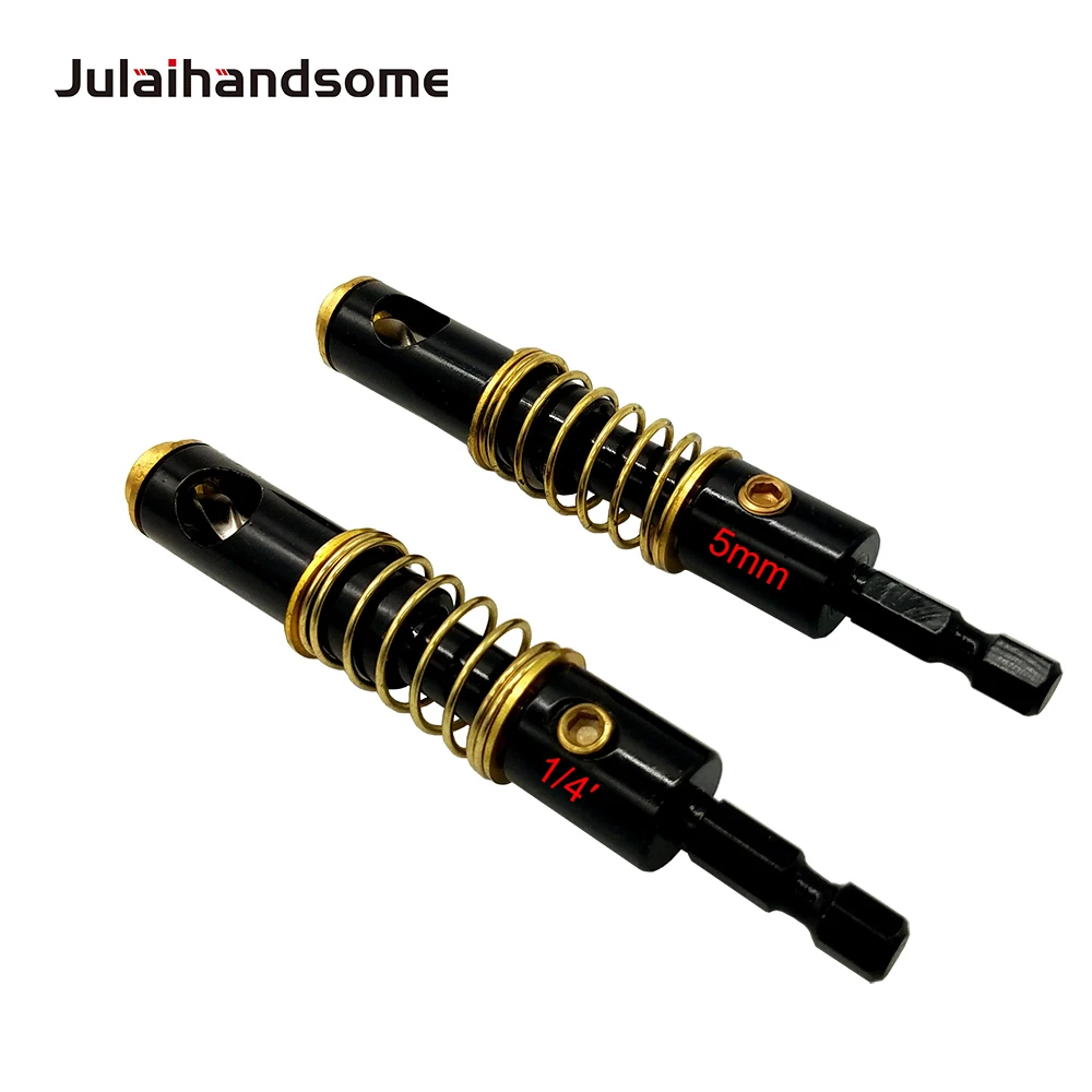 

5mm/6.35mm Self-Centering Bit For Use with Pin Jig Cabinet Window Door Guide Drill HSS