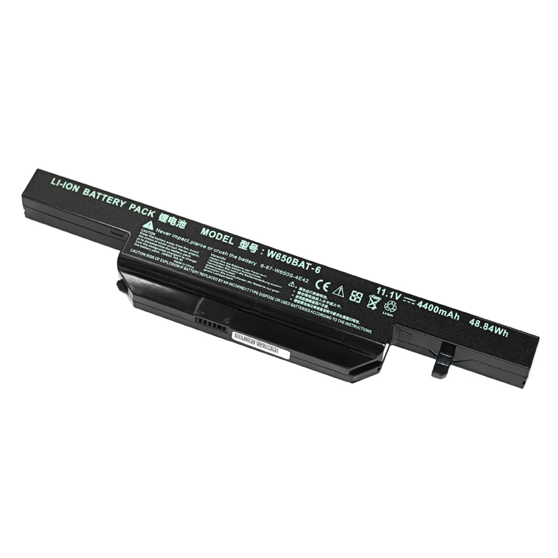 Golooloo 11 1 V 4400MaH аккумулятор для ноутбука Clevo W650BAT 6 w650bat K610C I5 G150SG K650D K750D G150TC G150MG K4 K5 P4