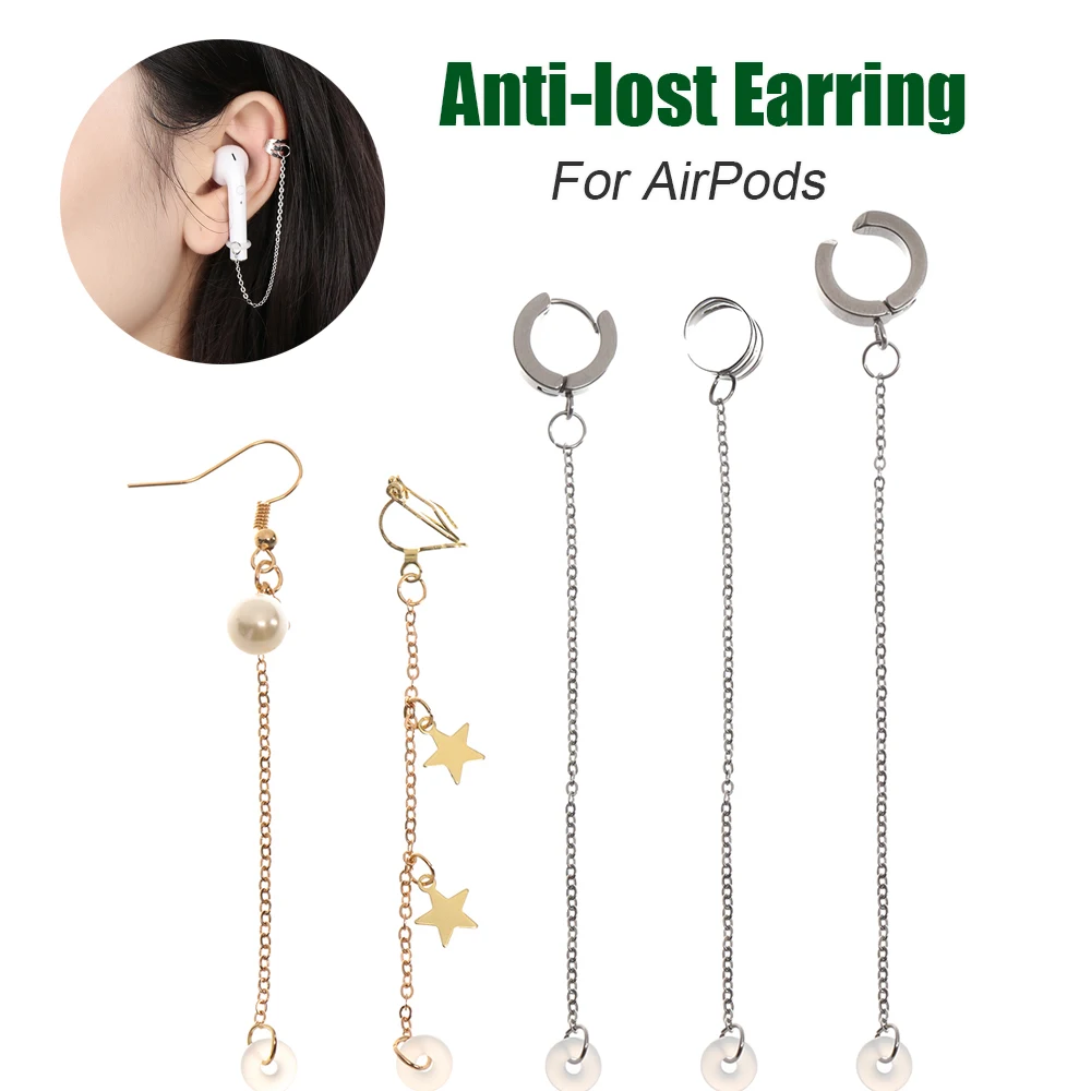 

Prevent Loss Fixation Women Ear Clips for Airpods 1 2 3 For Airpods Pro Earphone Earrings Accessories