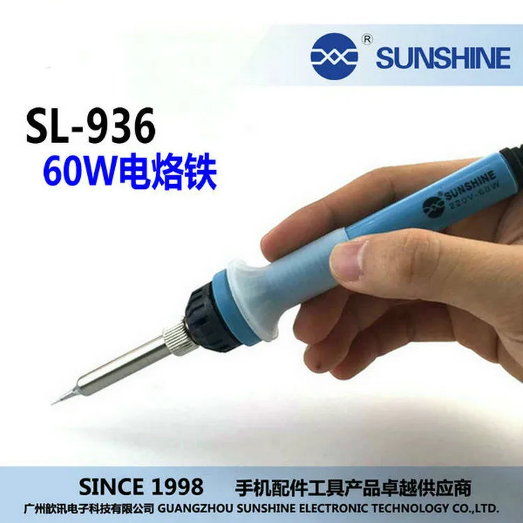 Sunshine SL-936 DBL Электрический паяльник с регулируемой температурой 220 В 110 в 35 Вт 50 Вт сварочные инструменты для ремонта мобильных телефонов
