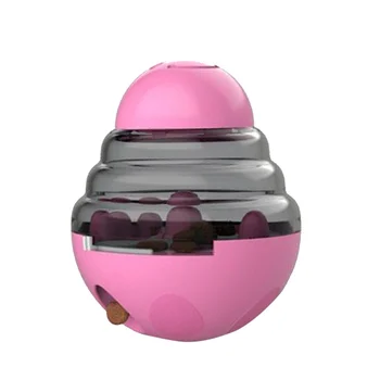 

Pet Training Supplies Plastic Leaking Ball Toy Food Dispensing Tumbler Interactive Tooth Cleaning Educational Playthings for Dog
