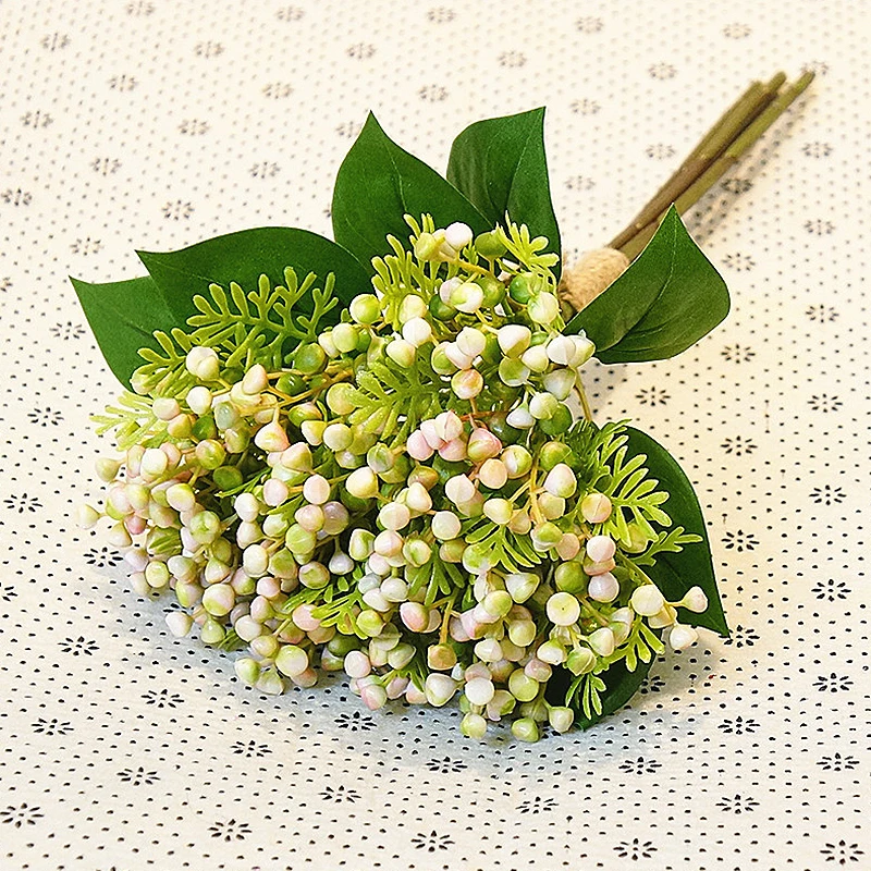 

35CM 4 Forks Artificial Flower DIY Wedding Photography False Flower Props Party Home Room Festival Garden Decoration Supplies