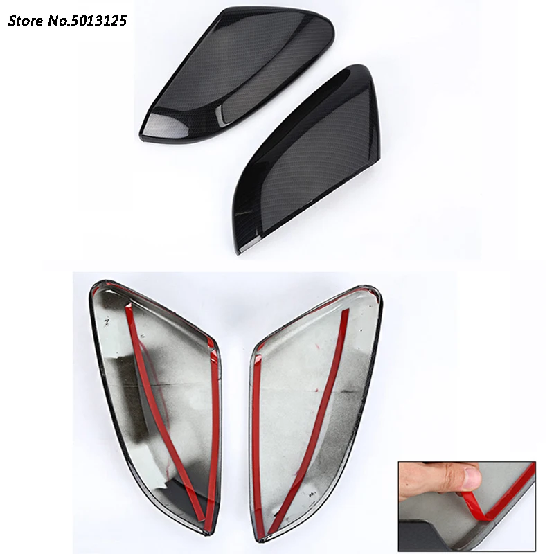 Car rear view Rearview Side glass Mirror Cover trim frame For Honda Civic 10th Side Mirror Caps Cover Accessories