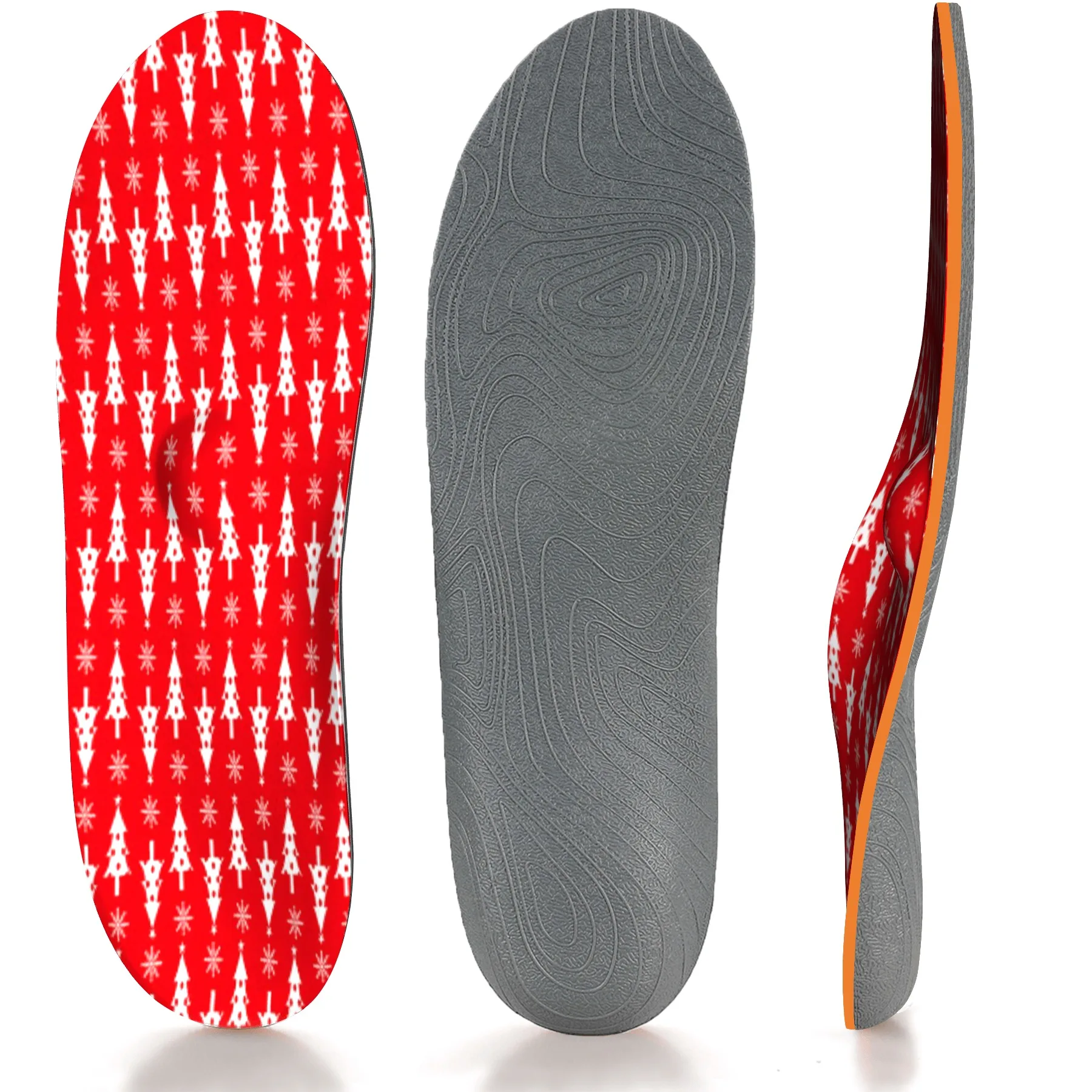 

Full-Length Flat Arch Insole Arch Support Walking Male Shoes