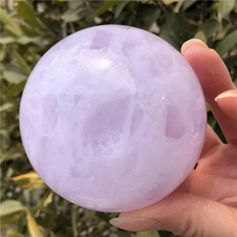 

7cm Natural Crystal Ball Rock Quartz Stone Melt Powder Stone Feng Shui Energy Ball Healing Reiki Decoration