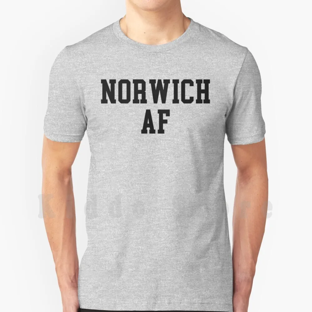 Norwich T Shirt DIY Big Size 100% Cotton Place City Town State Location Pride Home Cute Birthplace Hometown | Мужская одежда