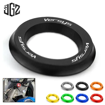 

Motorcycle CNC Aluminum Ignition Switch Cover Circle Cap Ring For Kawasaki VERSYS 300 Versys X300 2017 2018 2019 Accessories
