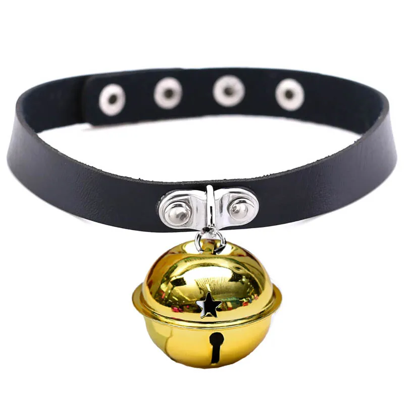 ошейник с колокольчиком для девушек. женские украшения на шею.