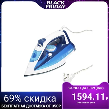 

Iron "YAROMIR" YAR-032, 2400 W, ceramic sole, white-blue 3573135