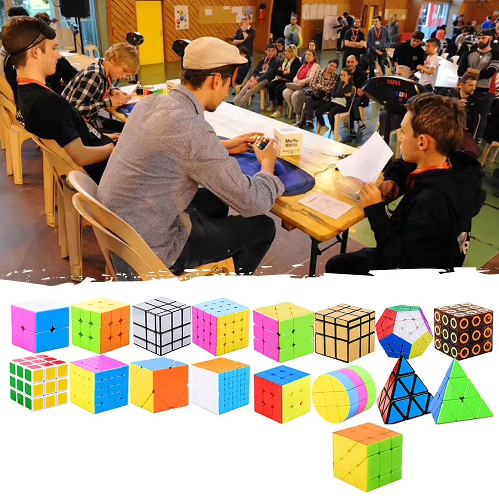 Candy color speed twisting magic square second-order third-order fourth-order fifth-order seventh-order pyramid cube 23457