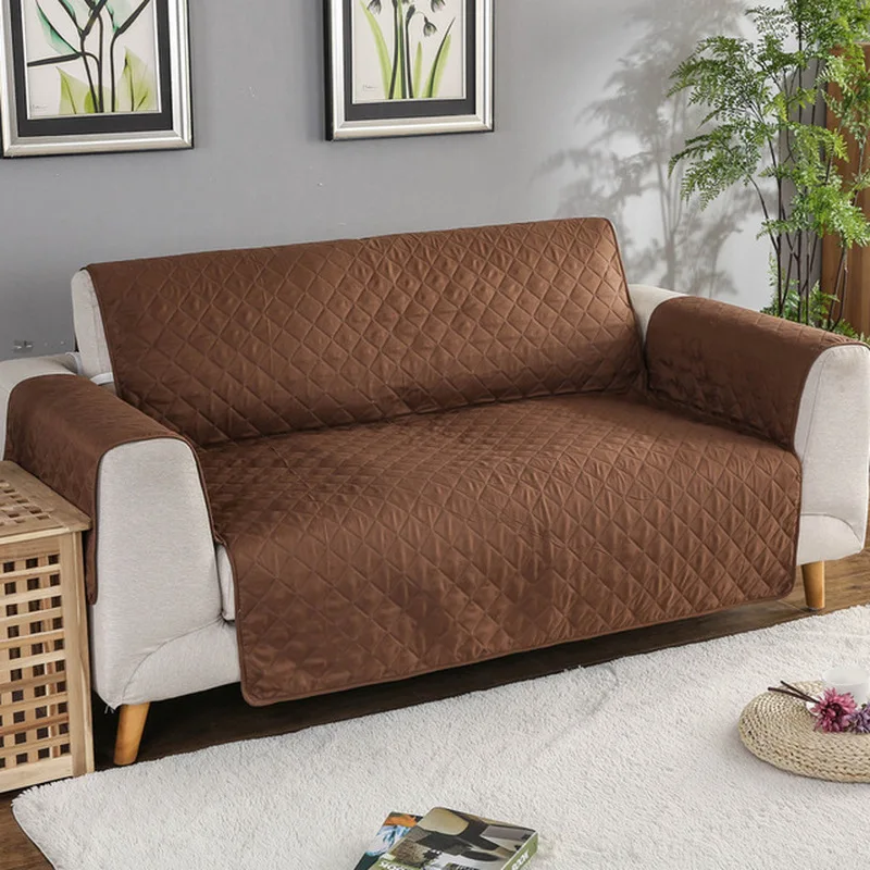 

Sofa Couch Cover Pet Dog Kids Mat Furniture Protector Reversible Removable Armrest Slipcovers For 1/2/3 Seater Sofas Living Room