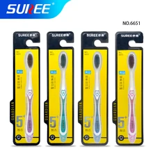 Зубная щетка SUREE для ухода за полостью рта, чистка зубов, эко, средняя мягкая щетина, зубная щетка