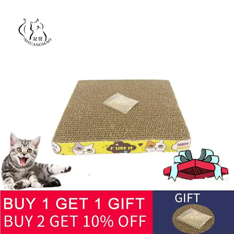 Cat Toys Cat Scratcher Board Pad Scratching Kitten Products Corrugated