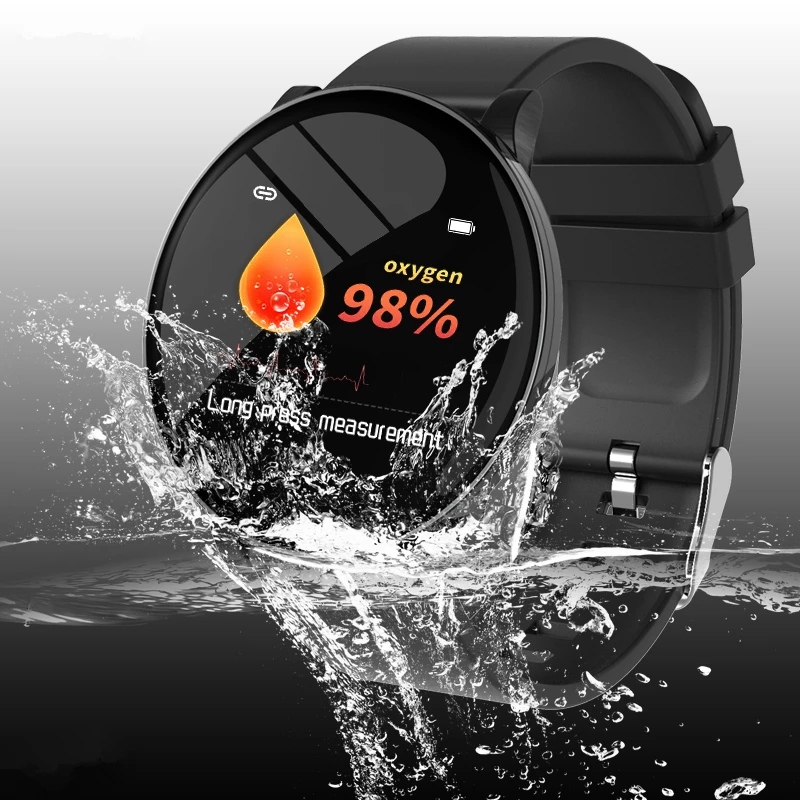 OGEDA, новые мужские и женские Смарт-часы, пульсометр, кровяное давление, здоровье, водонепроницаемые Смарт-часы с Bluetooth, браслет для фитнеса