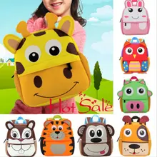 Наплечная Сумка для детского сада с изображением животных, детский рюкзак