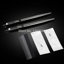 3RL 5RS костюм из алюминиевого сплава ручная Татуировка ручка для постоянного макияж микроволокна ручка игла для татуажа бровей