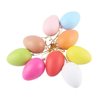 

20 Pcs Easter Eggs Simulation Toy, Egg Hanging Ornaments, Easter Eggs DIY Hand Crafts for Kids