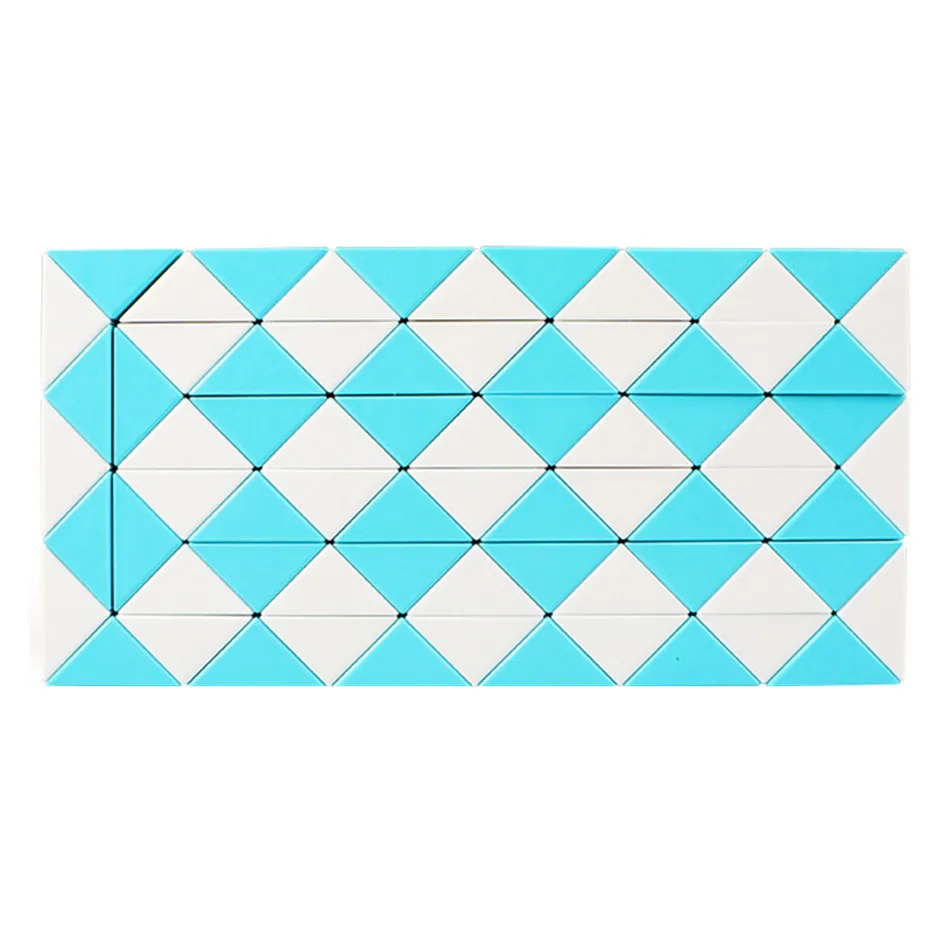 Qiyi 매직 스네이크 눈금자 매직 퍼즐, 72 스피드 스트레스 방지 큐브, 트위스트 스네이크 접이식 교육용 장난감, 어린이 매직 큐브  - AliExpress