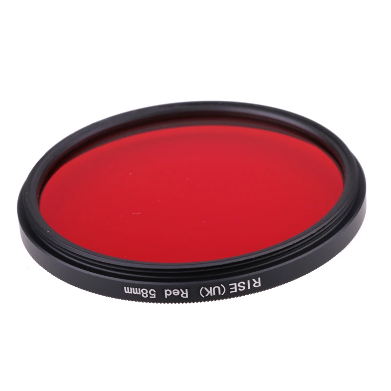 Filtro de cámara 58mm, filtro de lente de rojo completo para Nikon D3100 D3200 D5100 SLR, lente de cámara|Filtros cámara| - AliExpress