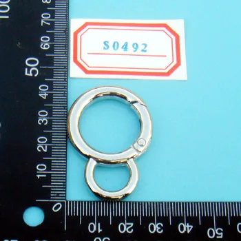 

10 pieces/lot Swivels Clip Trigger Clasp Snap Hook Carabiner dog handmade DIY Spring Leather craft Buckles Accessories S0492