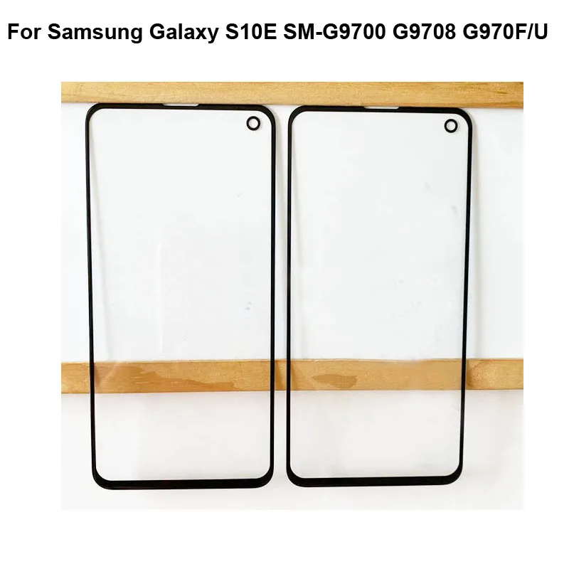 

2 шт. для Samsung Galaxy S10E SM-G9700 G9708 Сенсорная панель экран дигитайзер стекло сенсор сенсорная панель без гибкости