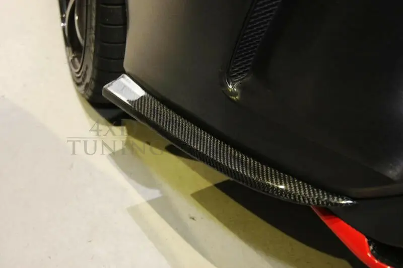 Для Mercedes Benz CLA45 AMG CLA 250 260 2013+ Высококачественный разделитель заднего бампера из углеродного волокна