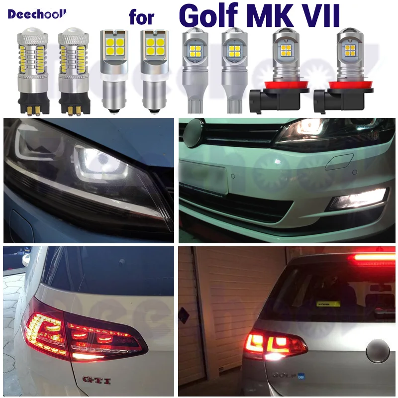 Fog Light/daytime Running Light/reverse Light For Volkswagen Vw Golf 7