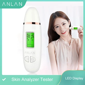 

LED Display Skin Analyzer Tester Digital Facial Moisture Oil Analyzer Face Skin Sensor Monitor Oil Detector Skin Care Tool