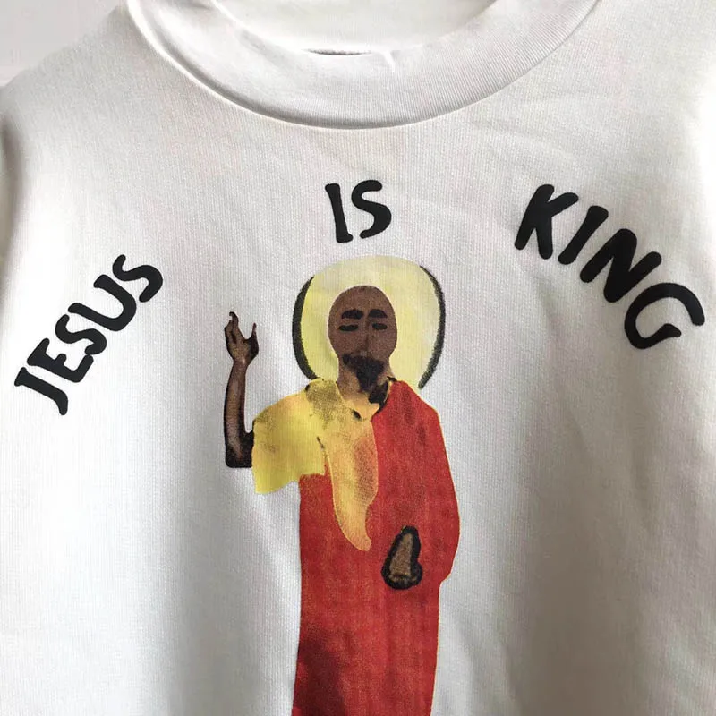 Kanye West Jesus IS King толстовки мужские с круглым вырезом странные вещи пуловер Толстовка Белая Harajuku Xxxtentacion мужская Толстовка