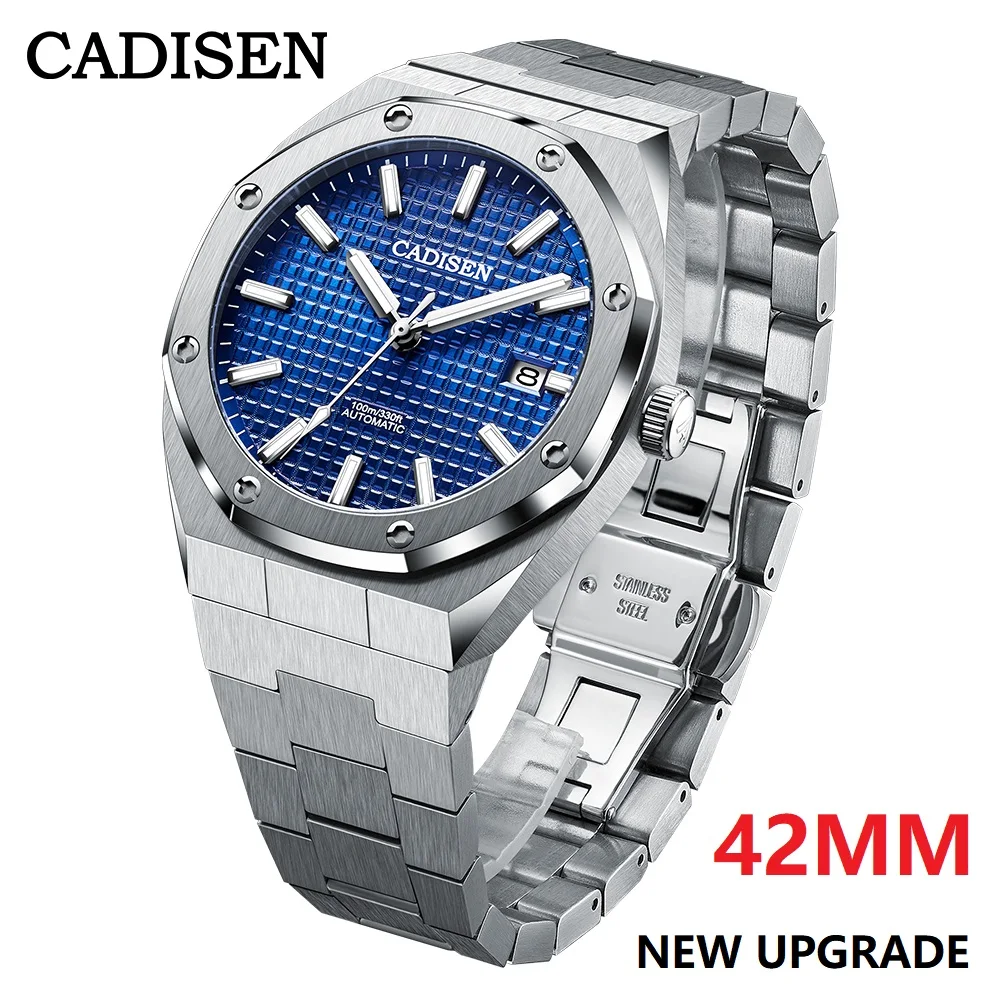 Cadisen New 42mm Men Watches Mechanical 