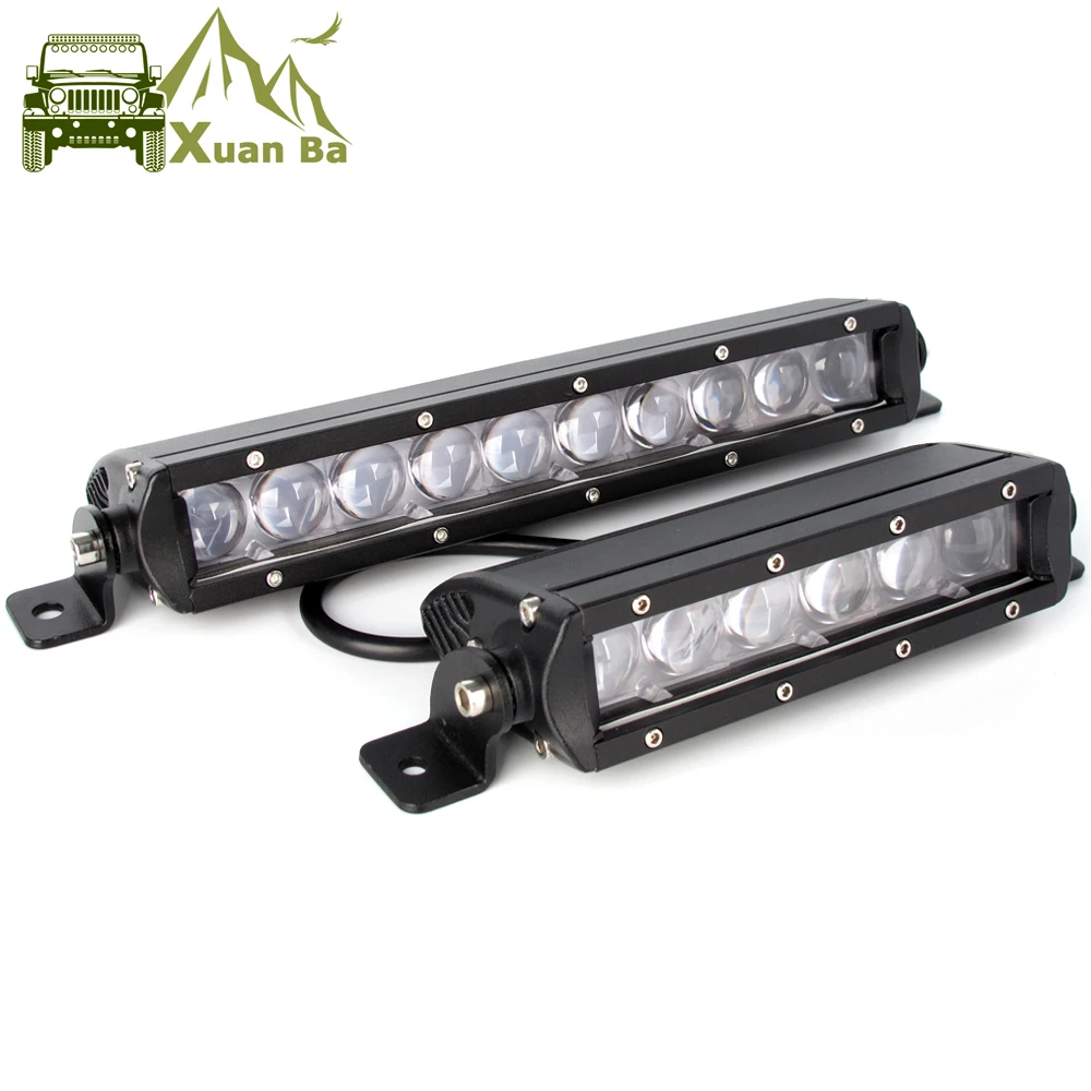 8D Lens 6/" LED Work Light Bar Spotlight SUV Offroad Truck Driving Lamp 3000LM