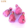 Rhodonite Perfume Bottle Pendant, Chakra Gemstone Oil Vial Charm for Necklace, Crystal Pendant Wholesale 2