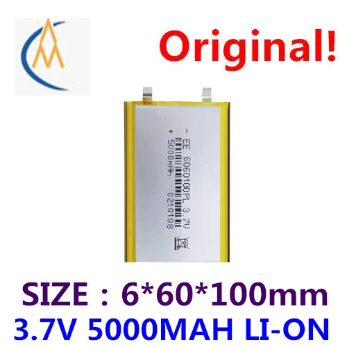 6060100 3 7 V 5000 mah литий-ионный полимерный аккумулятор медицинские устройства