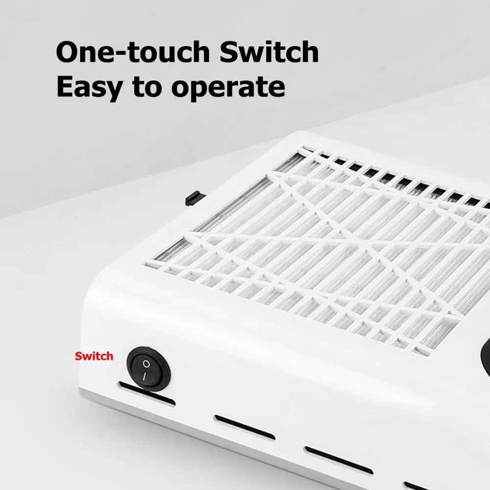 Preise 80W Nagel Staub Saug Staub Collector Fan Staubsauger Maniküre Maschine Werkzeuge Staub Sammeln Tasche Nail art Maniküre Salon werkzeuge