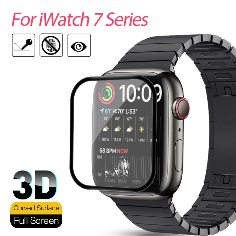 1 шт. Защитное стекло для Apple Watch 7 41 мм 45 | Электроника