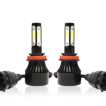 

2 Pcs Portable Car LED Headlights Bulbs Lamps COB LED Chip IP67 Waterproof X7 Essential Accessories